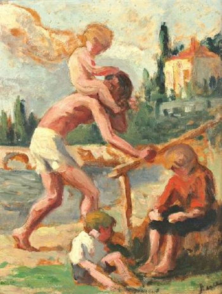 La baignade by Maximilien Luce