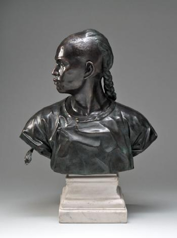 Büste eines Mongolen by Jean-Baptiste Carpeaux