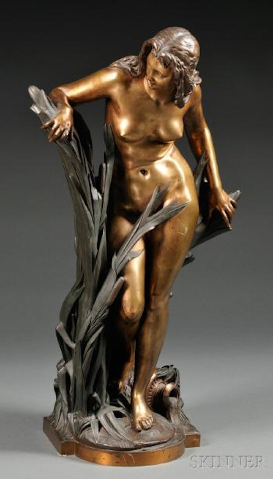 Nude bather by Albert-Ernest Carrier-Belleuse