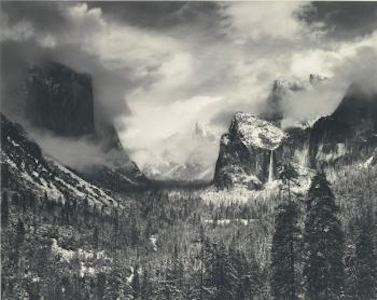 Clearing Winter Storm, Yosemite Valley, California by Ansel Adams