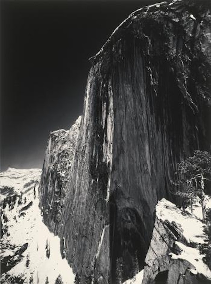 Monolith, The Face Of Half Dome, Yosemite National Park, Ca by Ansel Adams