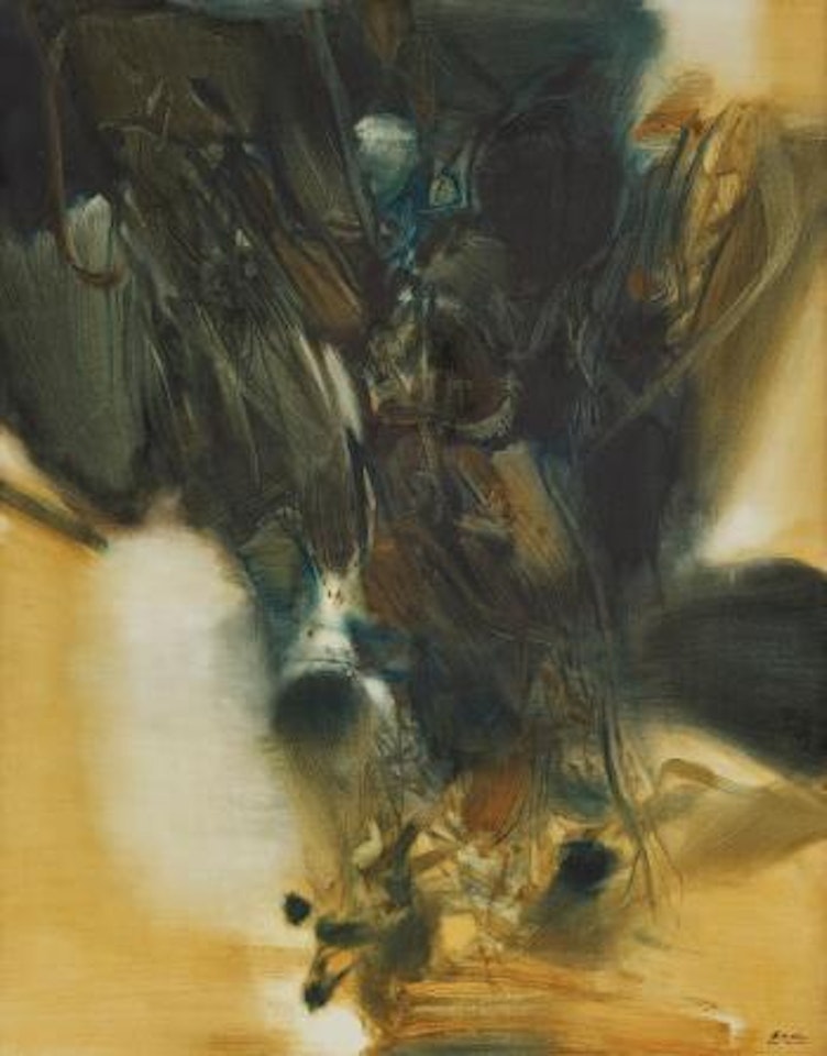 Composition No. 624 by Chu Teh-Chun