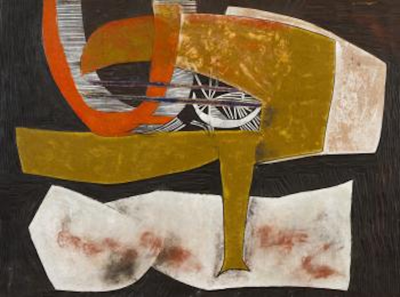 Abstract head by Cecil Skotnes