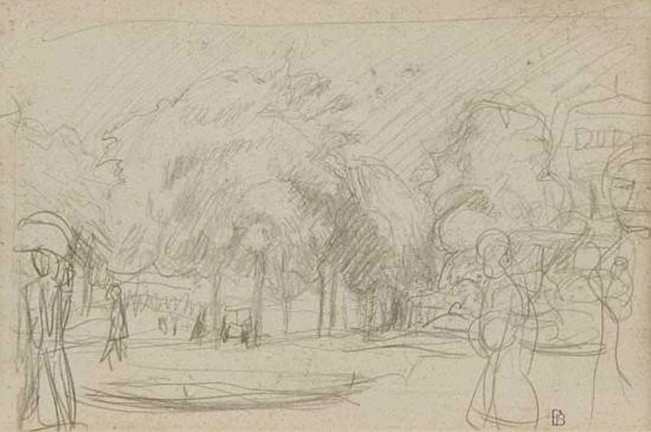 Promenade ombragée by Pierre Bonnard