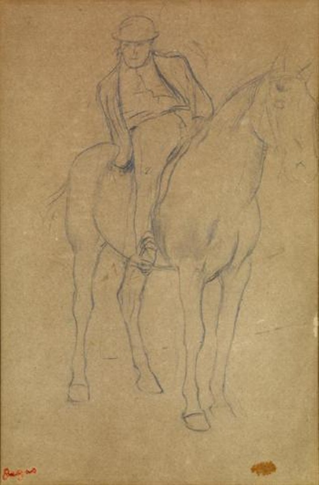 Cavalier by Edgar Degas
