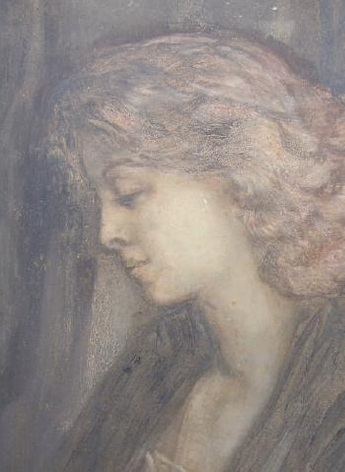 Jeune femme au camée by Emile Bernard