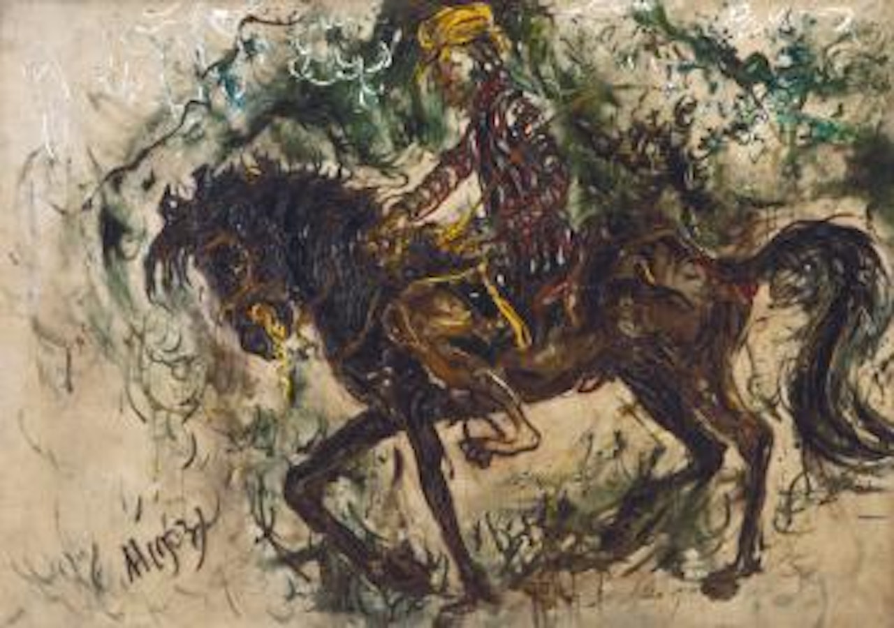 Horse Riding, Tawangmangu by Affandi