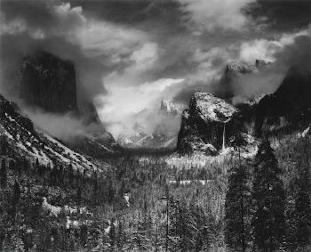 Clearing Winter Storm, Yosemite National Park by Ansel Adams