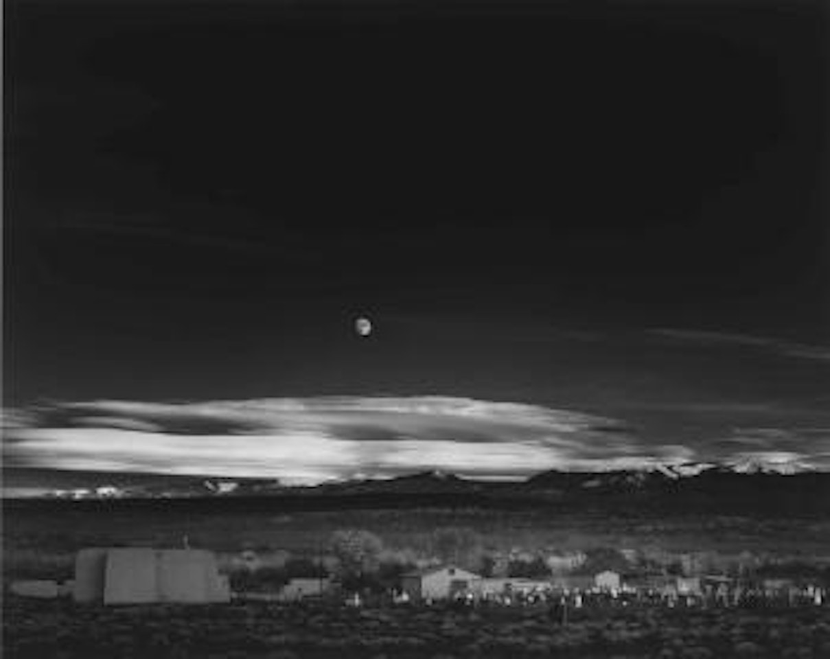 Moonrise, Hernandez, New Mexico by Ansel Adams