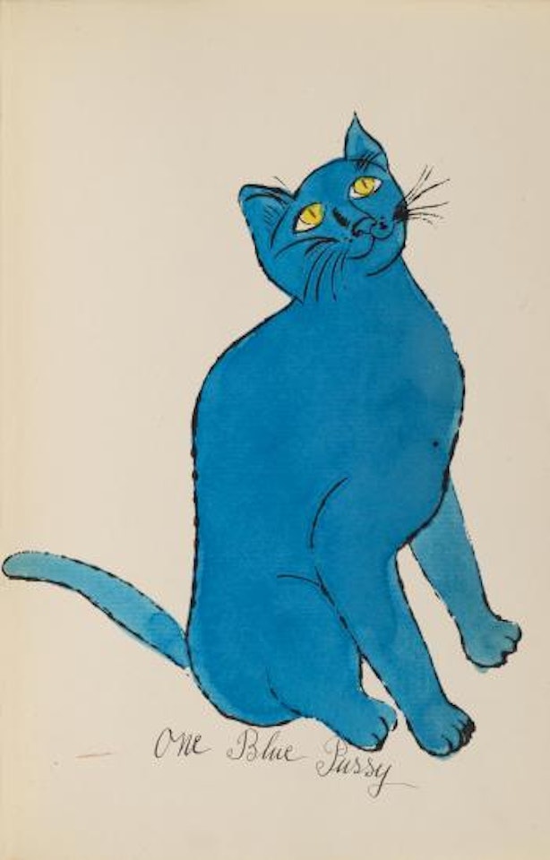 25 Cats Name(d) Sam and One Blue Pussy (F./S. IV.52B-68B) by Andy Warhol