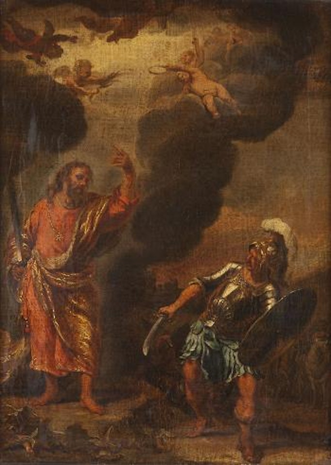 Die Bekehrung des Heiligen Paulus by Januarius Johann Rasso Zick
