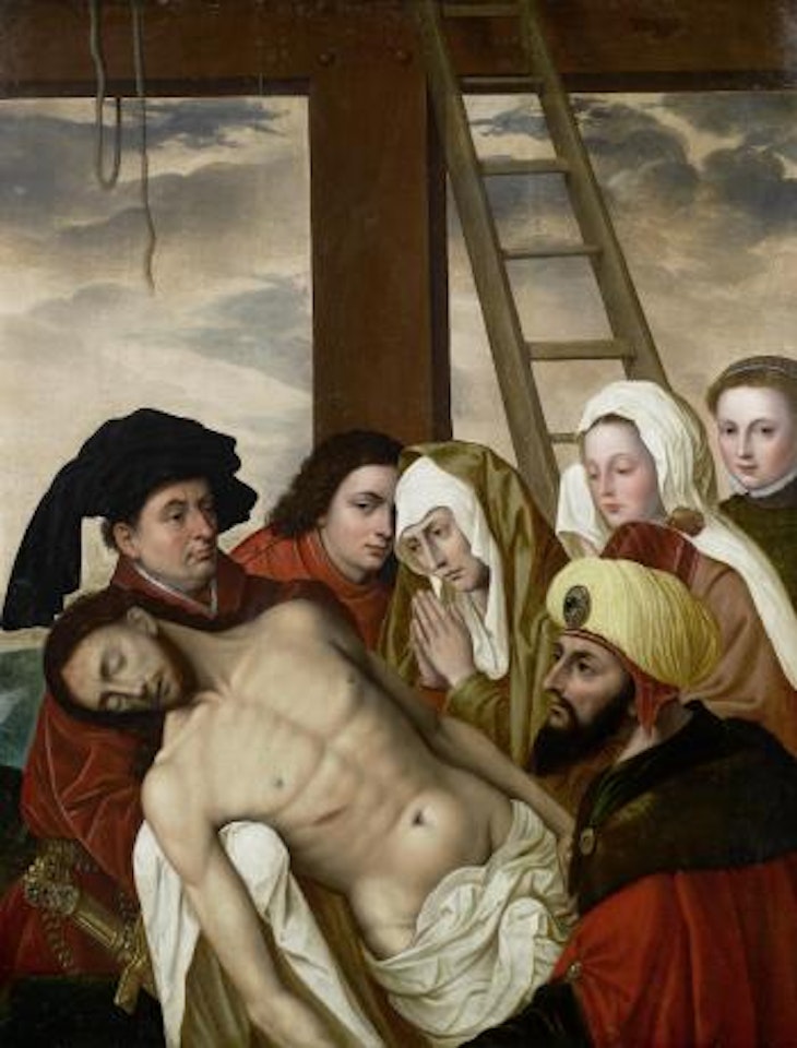 The deposition by Hugo van der Goes