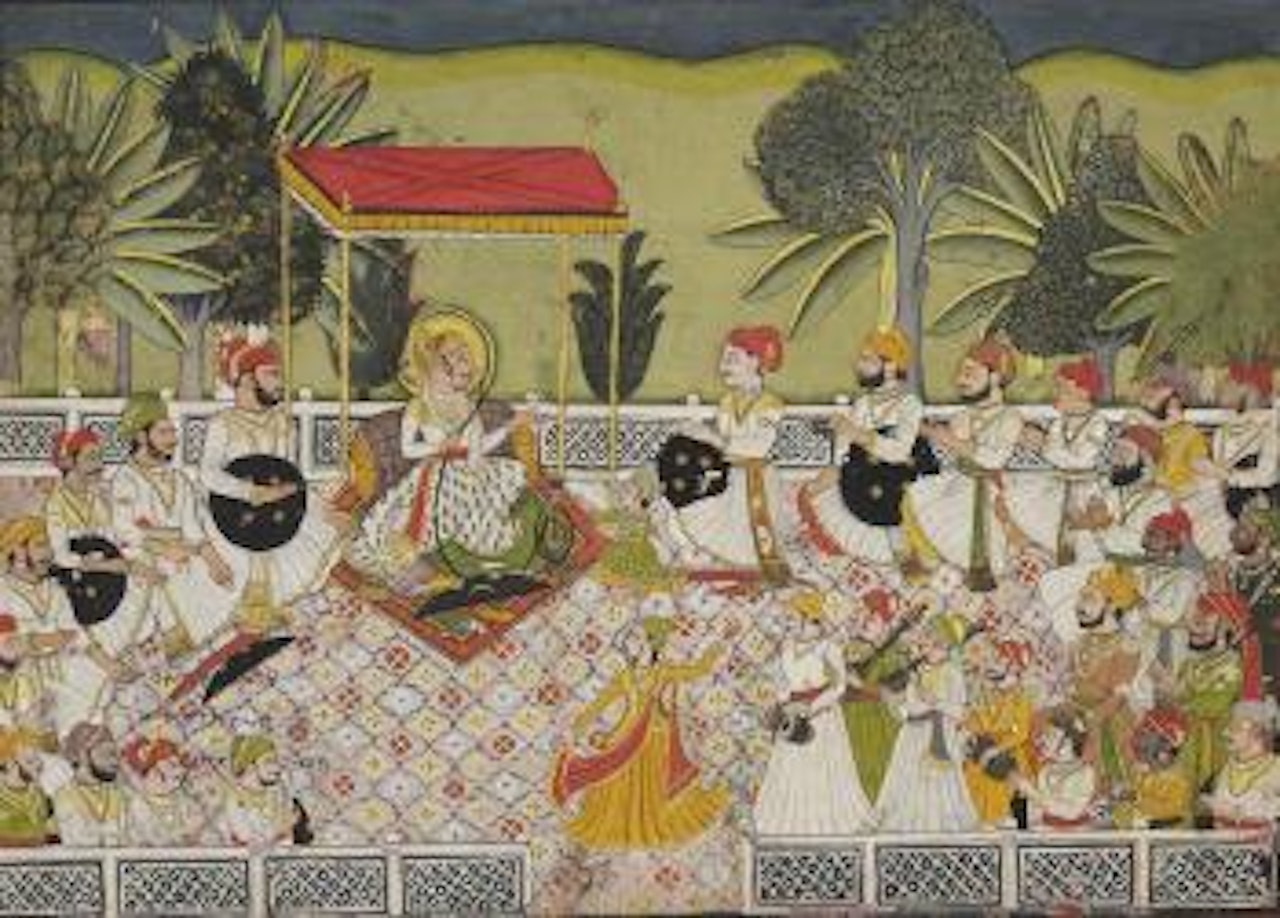 The Rao Of Uniara Holding Court by North Indian School