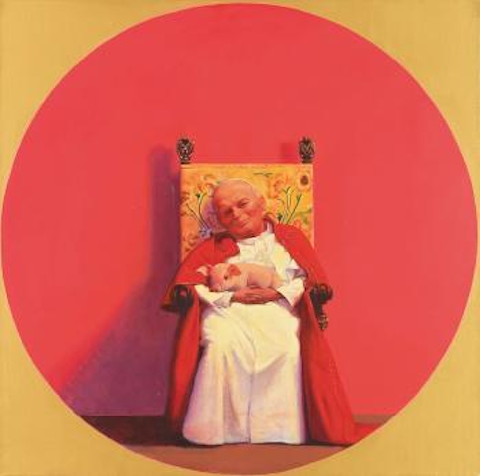 The Pope Rescues a Small Pig by Liu Ye