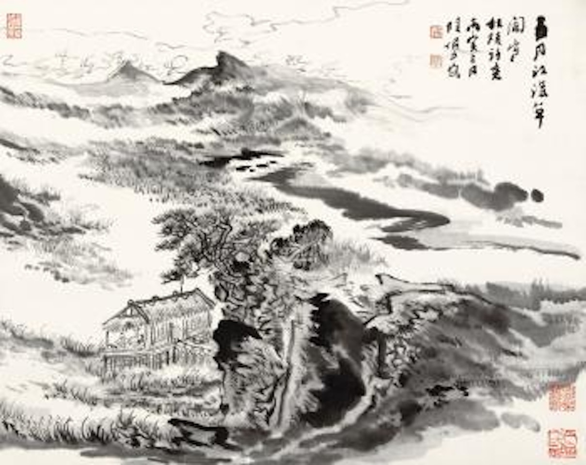 Landscape After Du Fu's Poem by Lu Yanshao