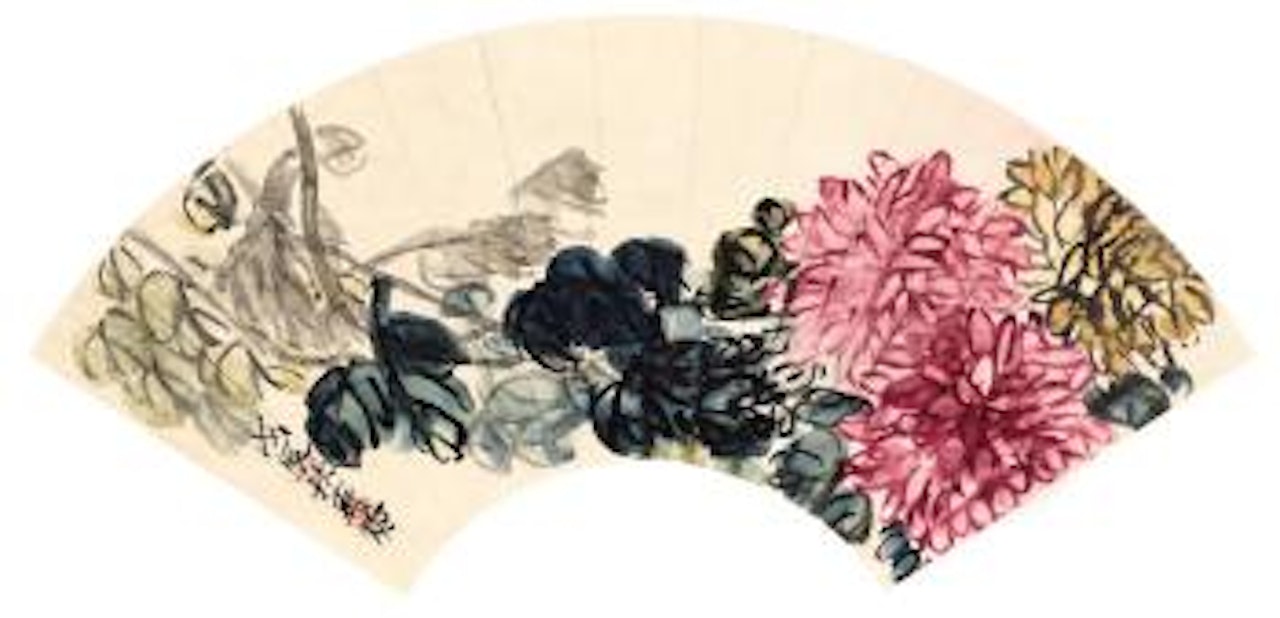 Chrysanthemums by Qi Baishi