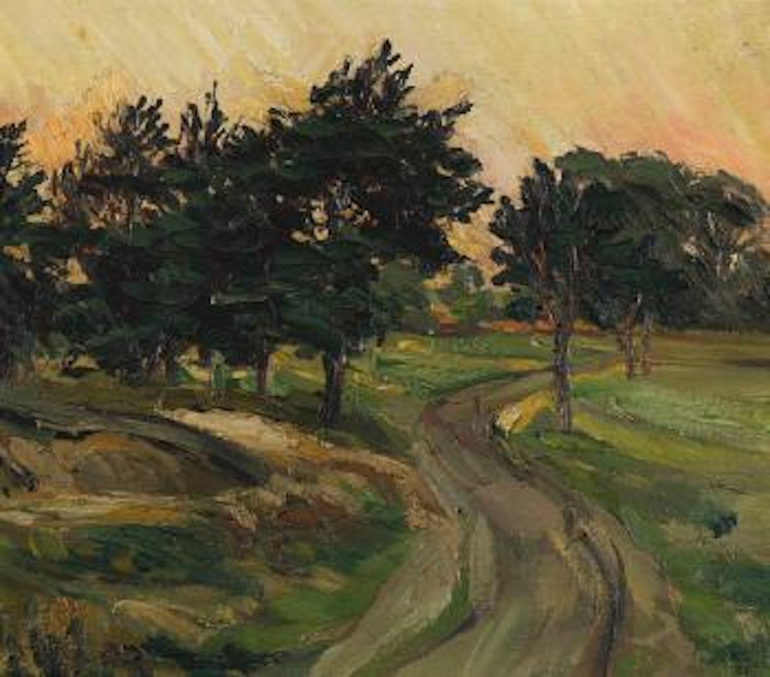 Ohne Titel (Weg im Brelinger Berg) by Kurt Schwitters