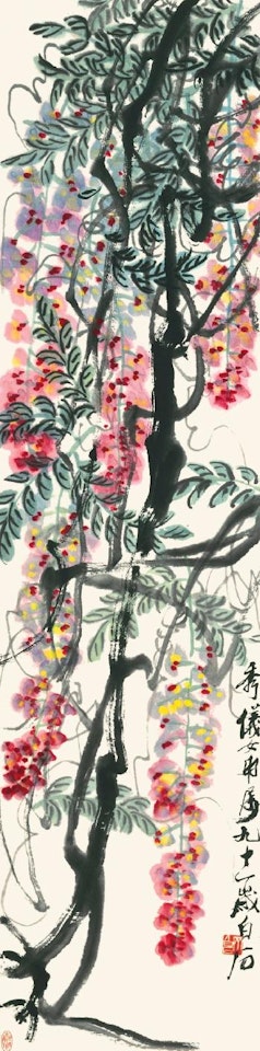 Wisteria by Qi Baishi
