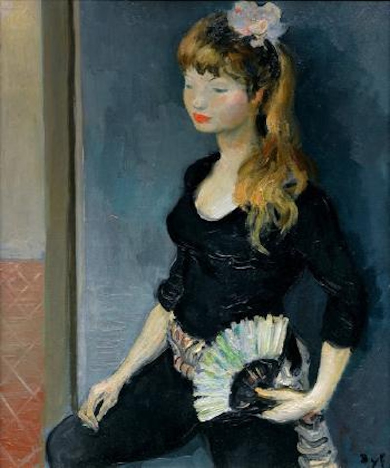 Claudine à l'éventail by Marcel Dyf
