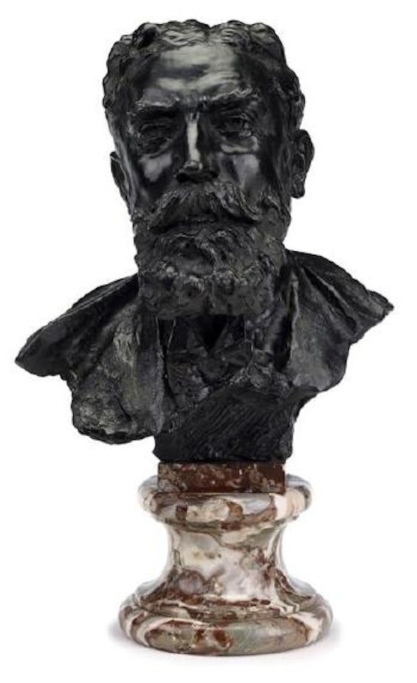 Bust of a gentleman, possibly Victor Hugo by Auguste Rodin