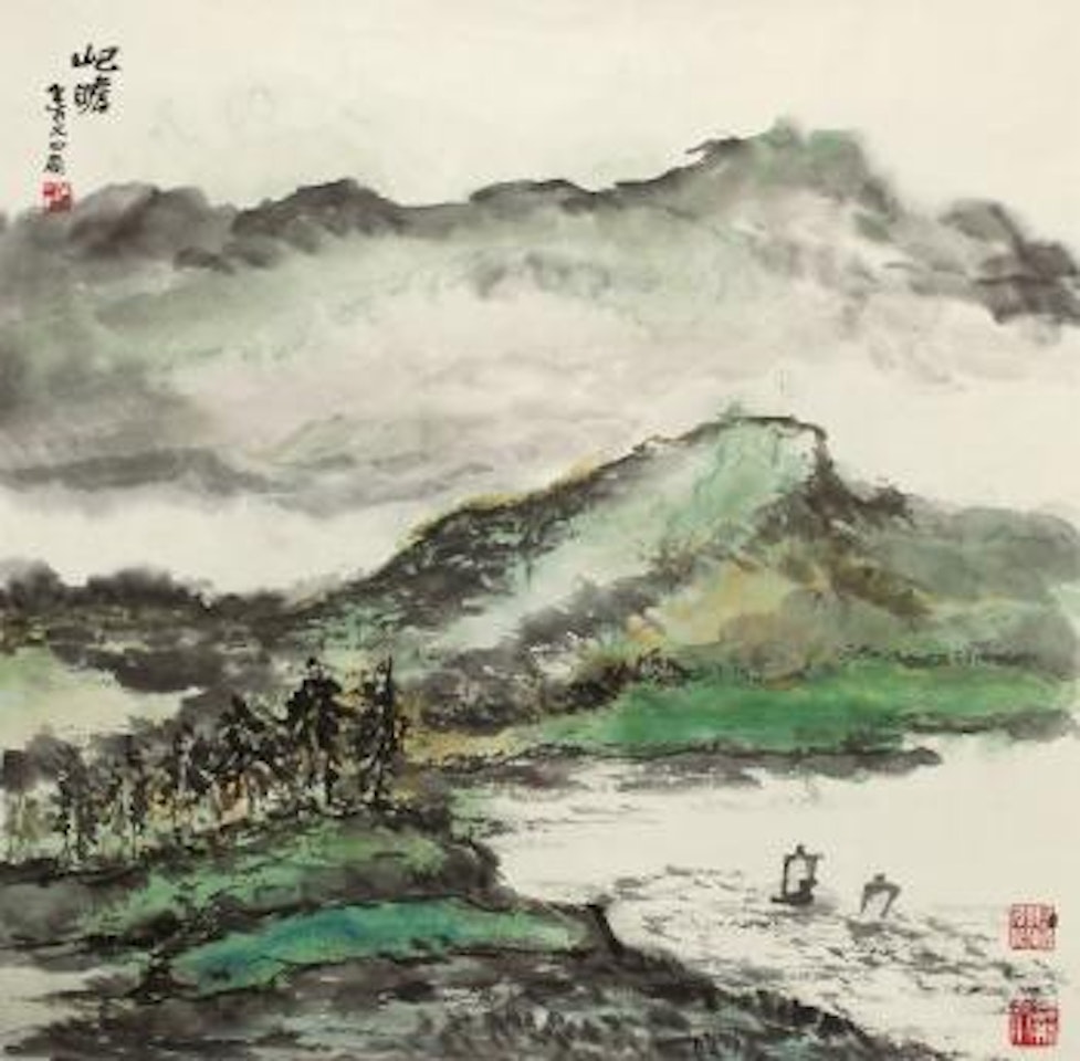 Landsacpe by Zhu Qizhan
