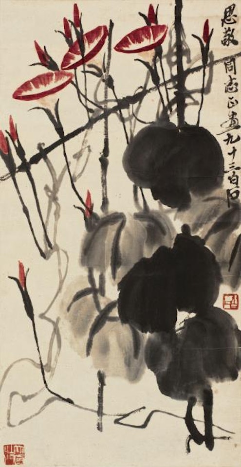 Morning-glory by Qi Baishi