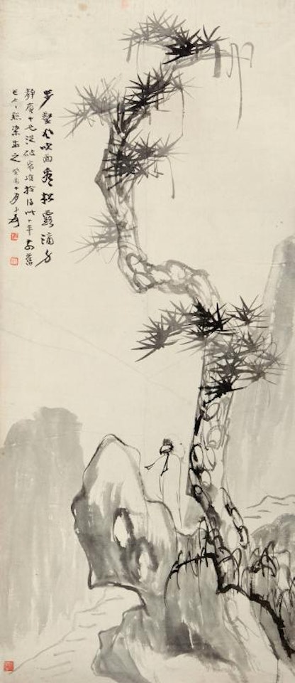 Character And Landscape by Zhang Daqian