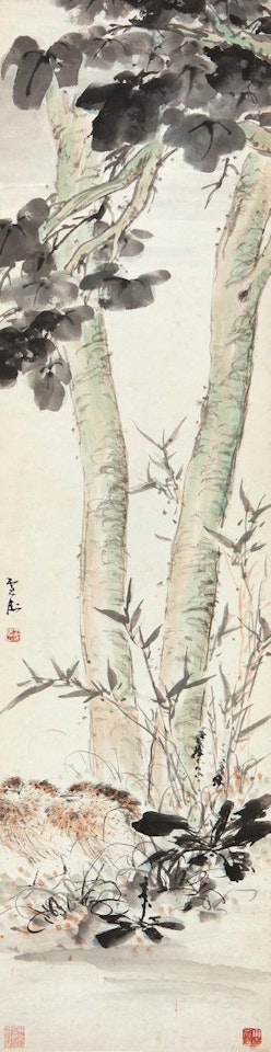 Birds And Flowers by Wang Xuetao