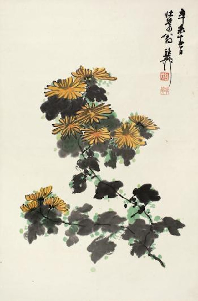 Chrysanthemum by Xie Zhiliu