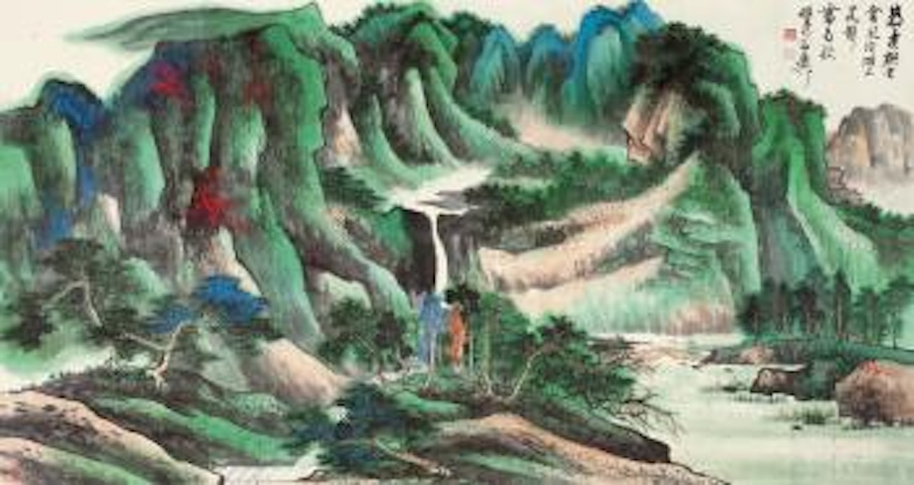 Landscape by Xie Zhiliu