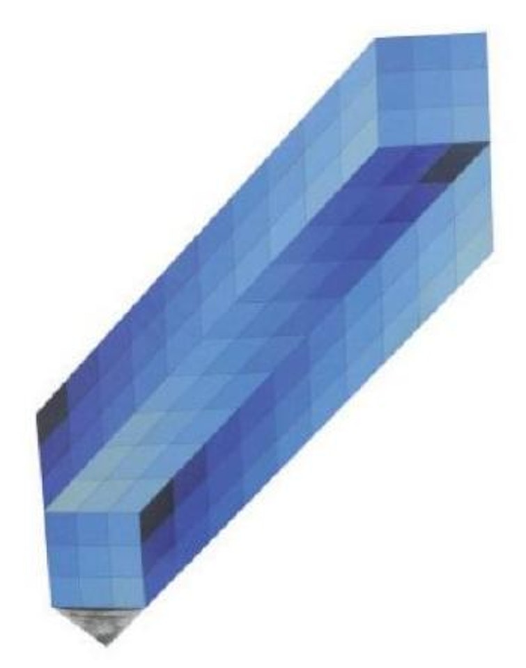 Composition biface by Victor Vasarely