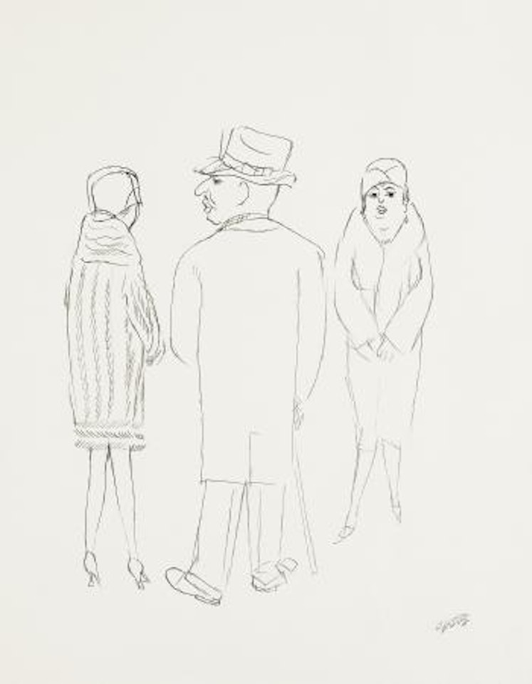 Strassenszene, Berlin by George Grosz