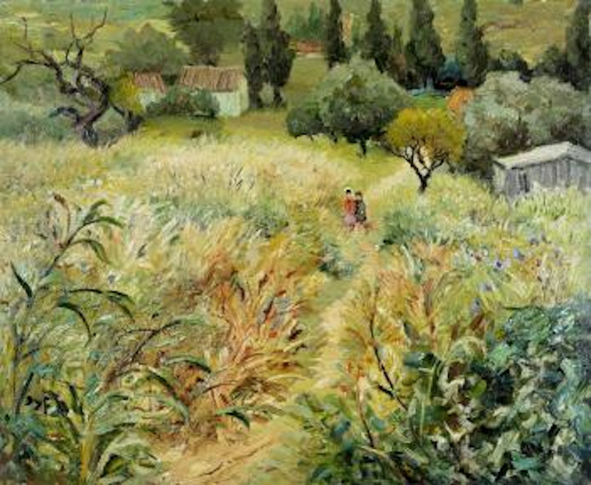 Promenade en Provence by Marcel Dyf