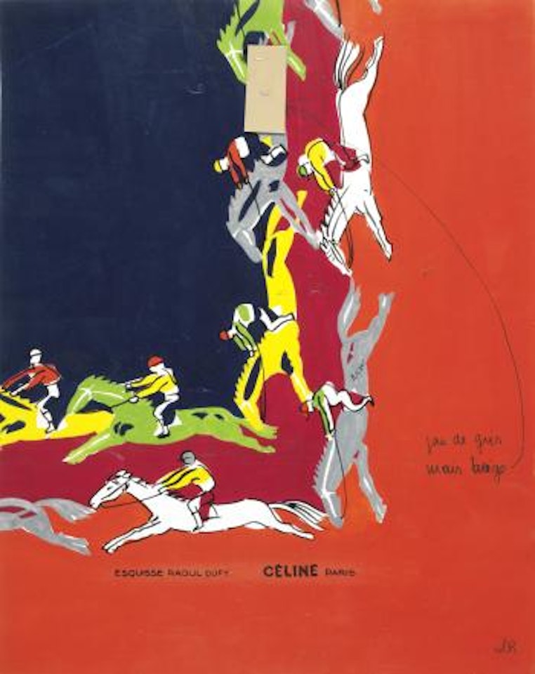 Projet pour un foulard (pour Céline) by Raoul Dufy