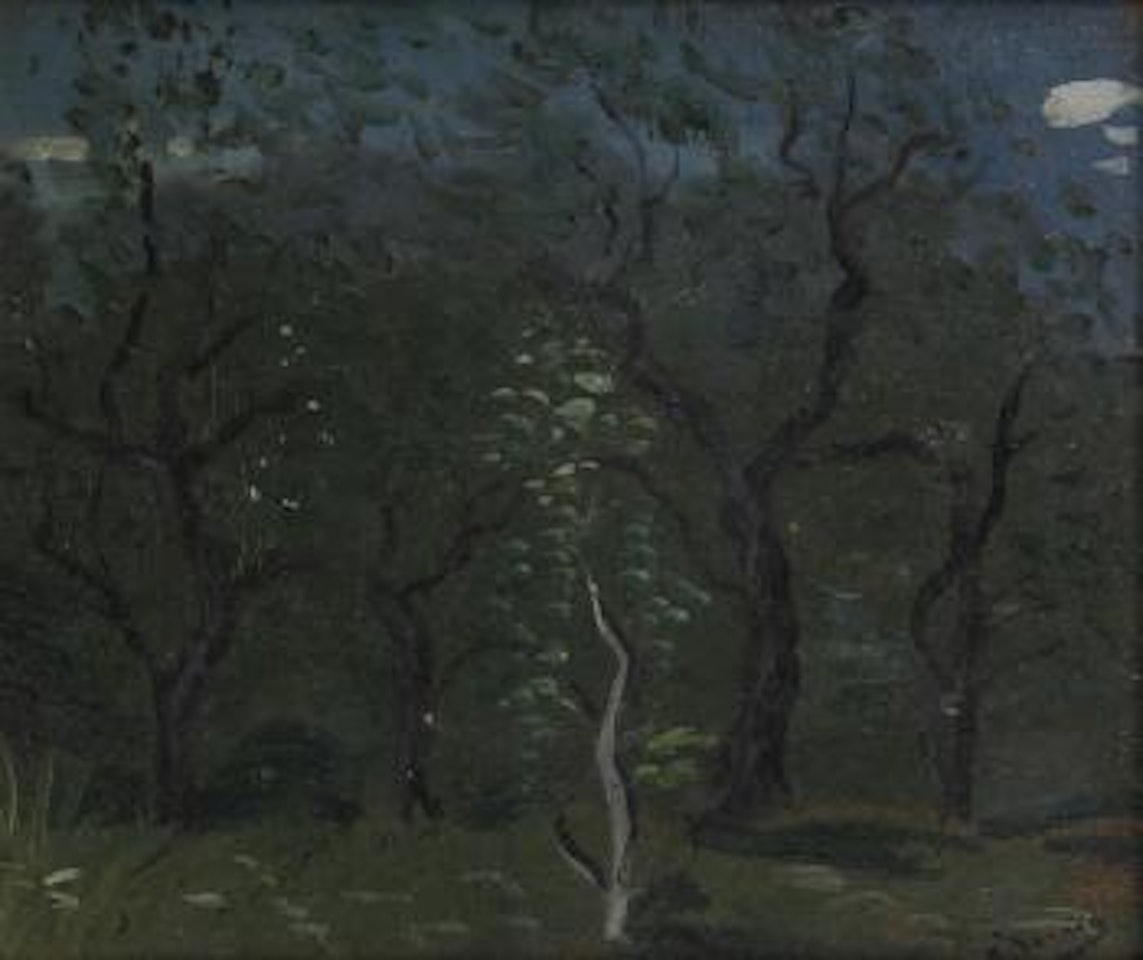 Les oliviers, fond du jardin en Provence by Andre Derain
