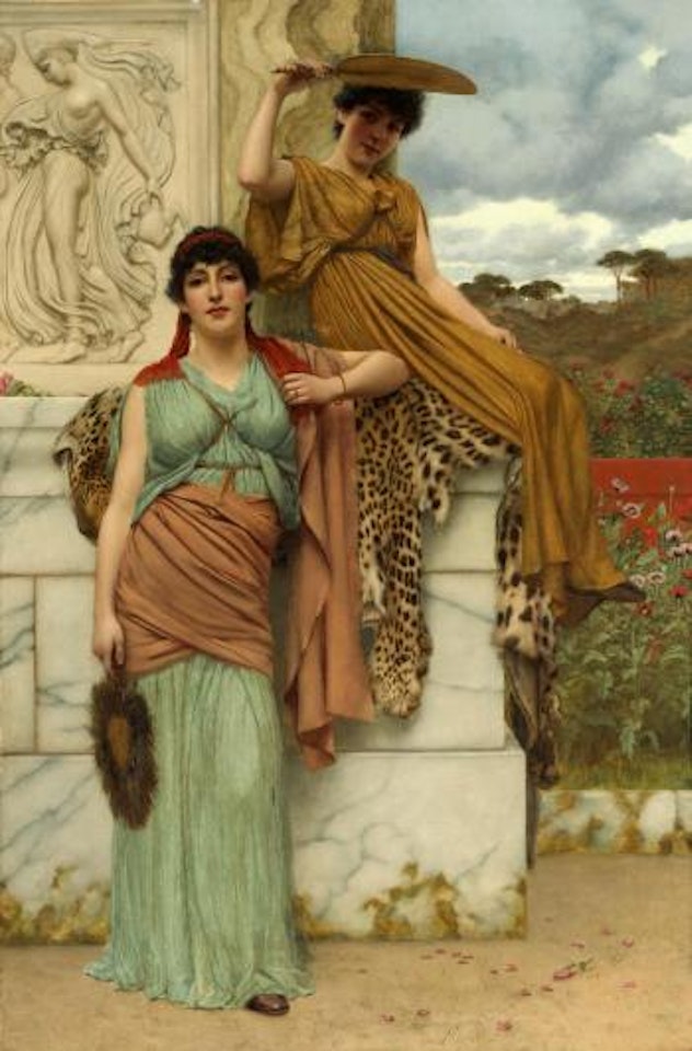 Waiting for the procession by JOHN WILLIAM GODWARD, R.B.A.