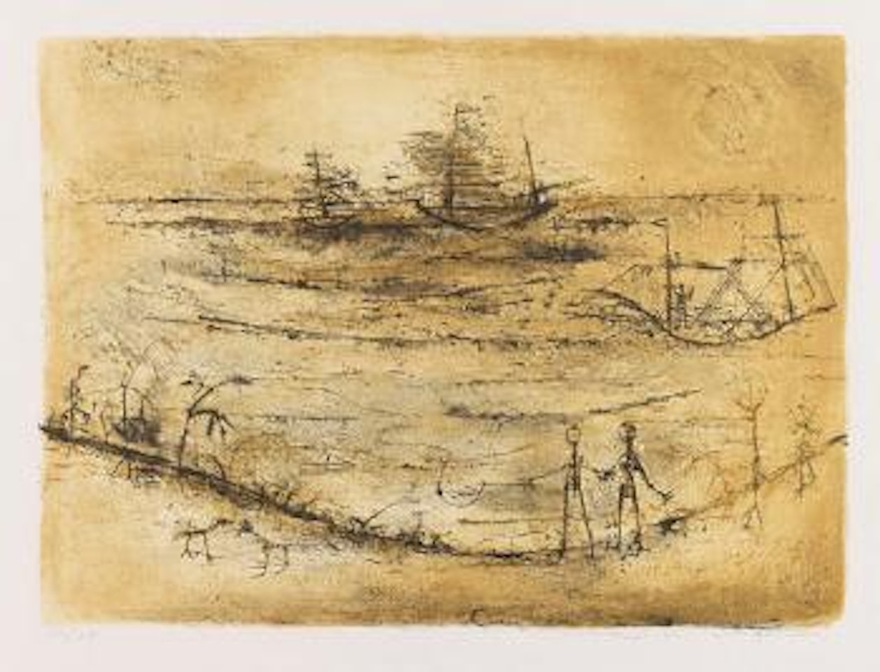 Marine (Seascape) by Zao Wou-Ki