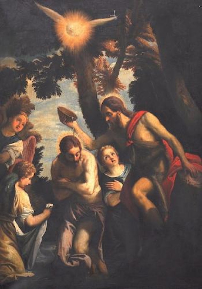 The Baptism of the Christ by Louis Pisani by Paolo Veronese
