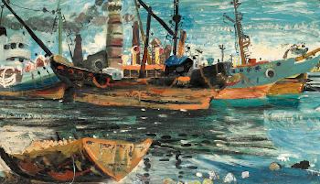 Ship's graveyard by John Perceval