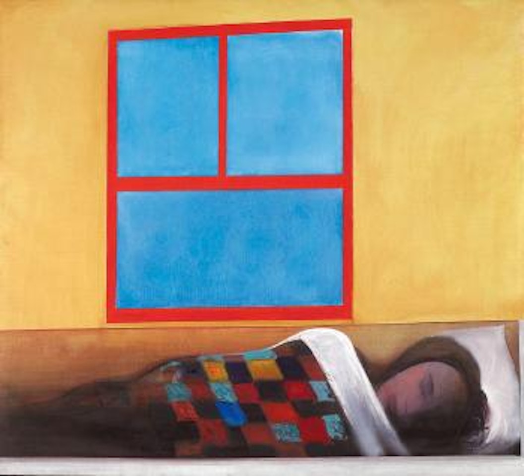 The sleeping child by Charles Blackman
