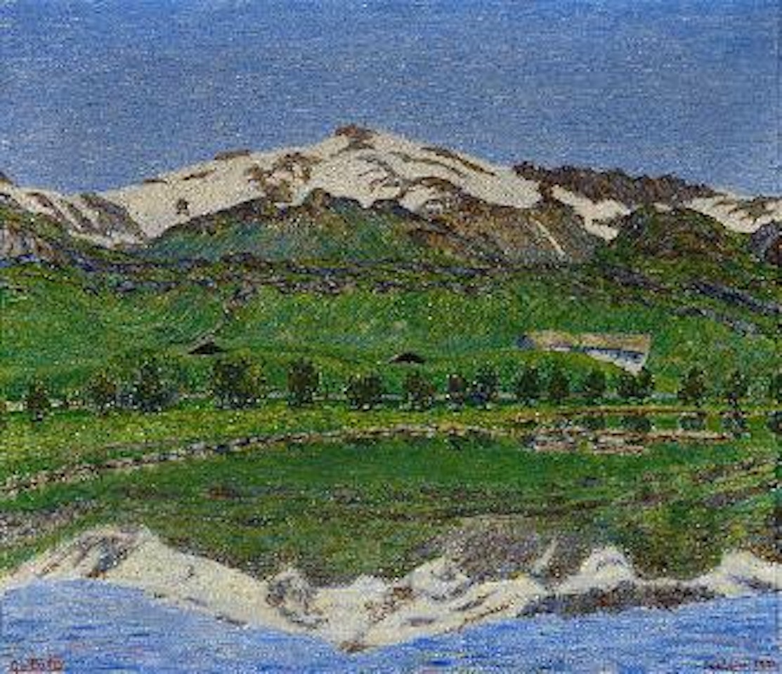 Rispecchio I by Gottardo Segantini