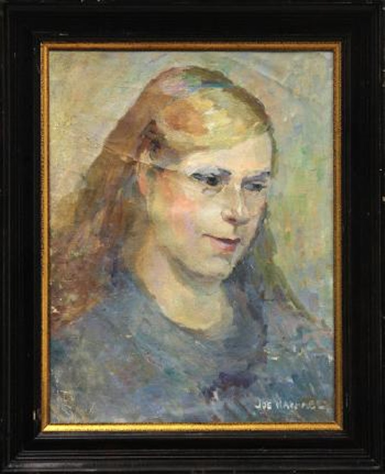 Portrait of the artist's daughter by Joseph Raphael