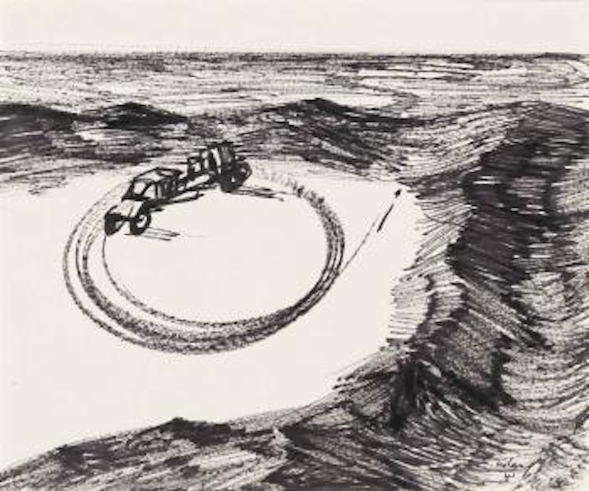 Circling Round - Gathering Speed, from "Back of Beyond" by Sidney Nolan