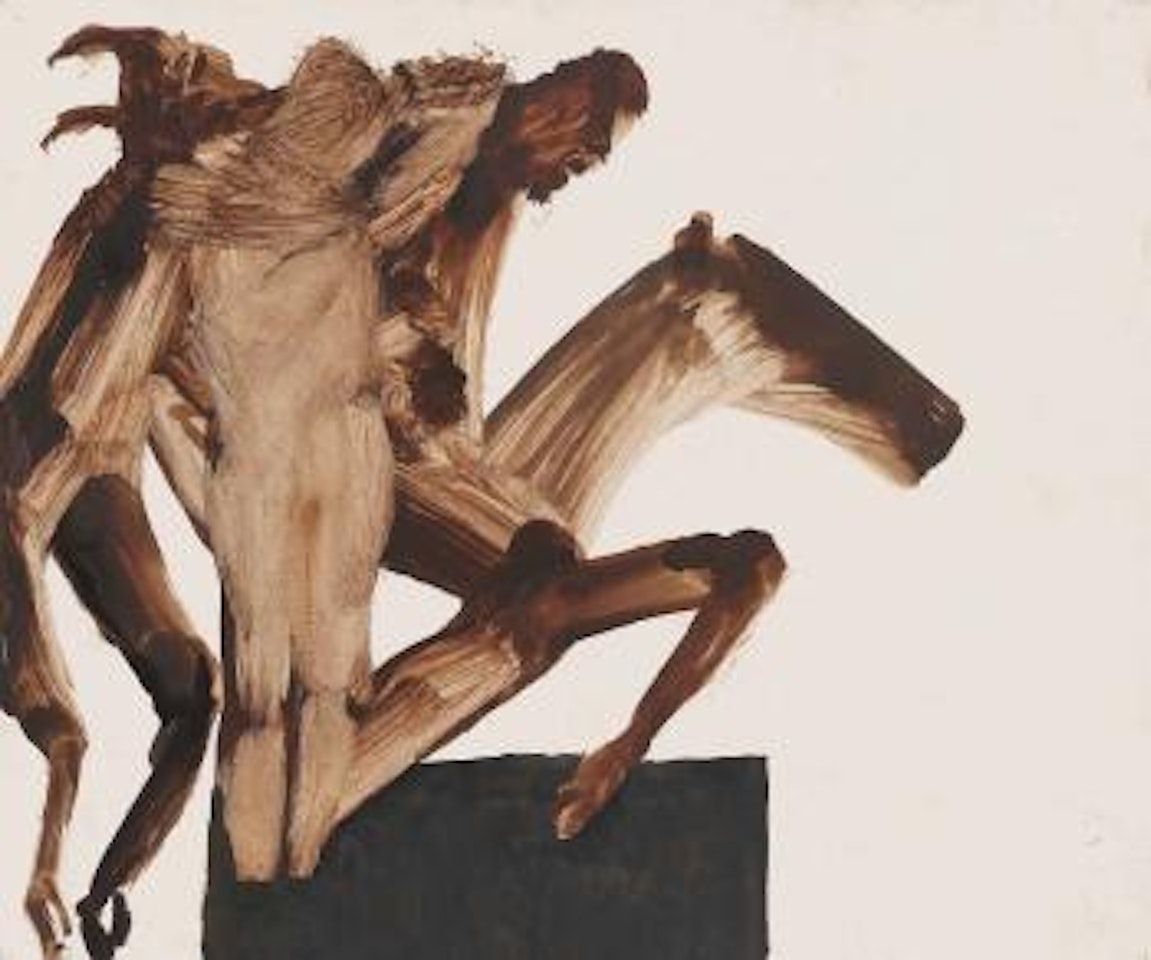 Seven sketches for sculpture, Hydra, January-February 1956 by Sidney Nolan