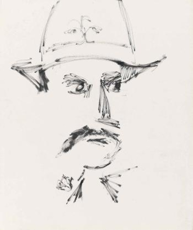 Assyrian King with Kelly mask; and Policeman by Sidney Nolan