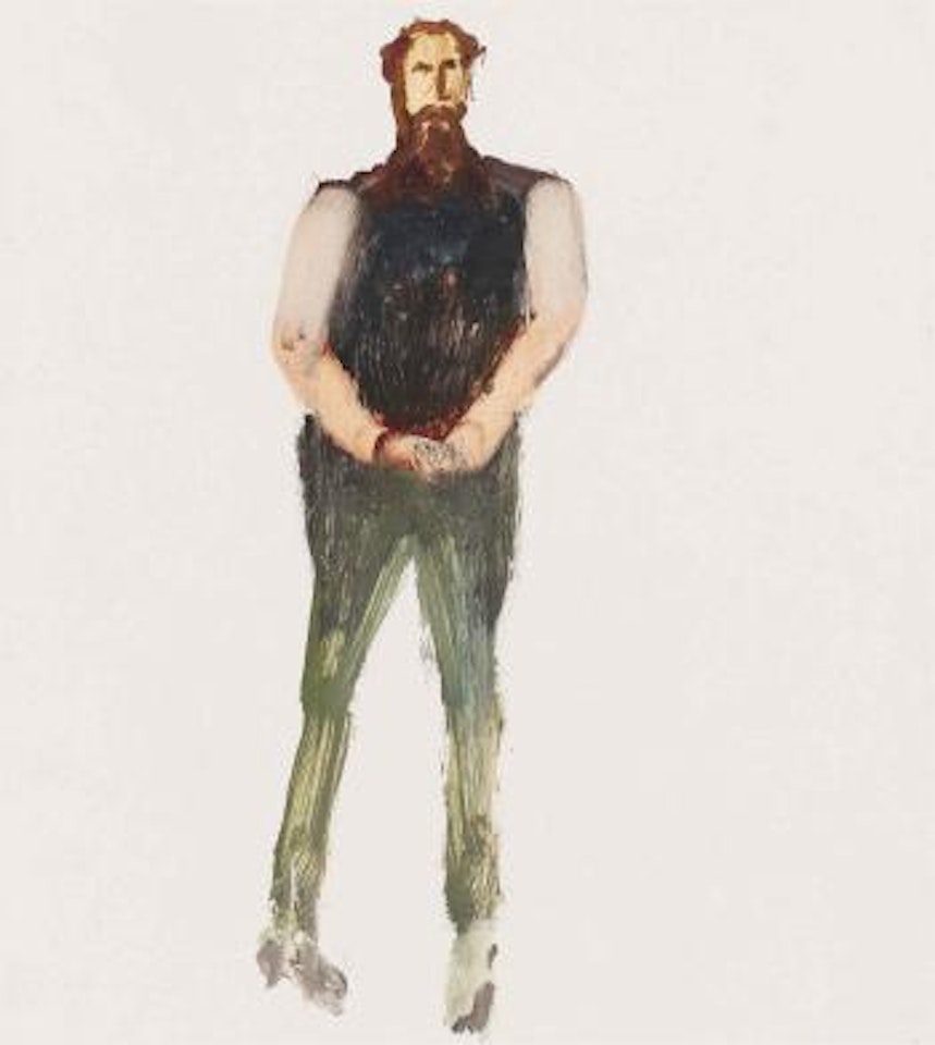 Kelly Gang study, a costume design for Douglas Stewart's "Ned Kelly" (1956) by Sidney Nolan