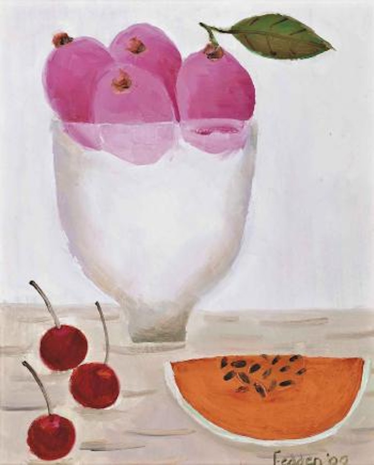 Three Cherries by Mary Fedden