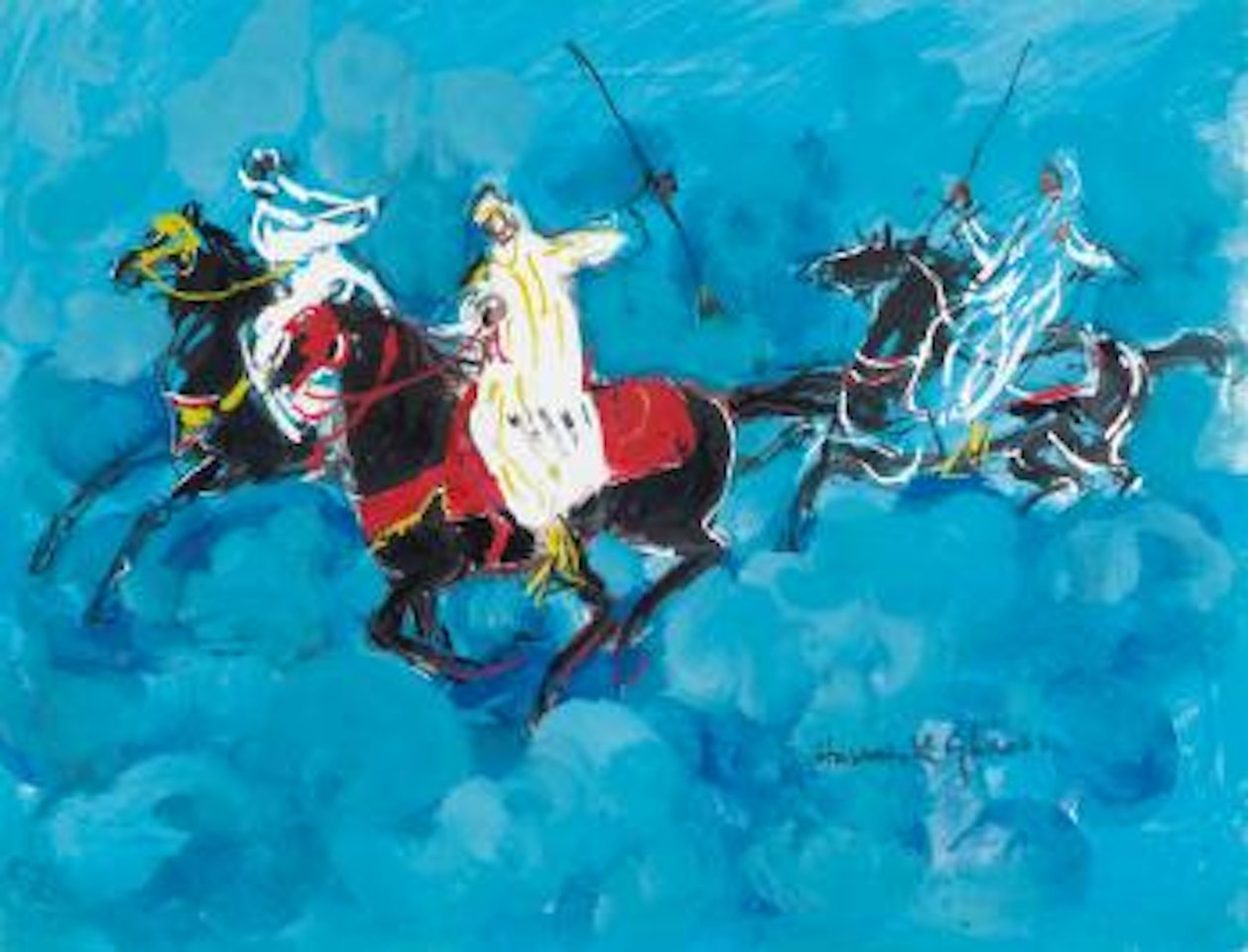Fantasia Bleue by Hassan El Glaoui