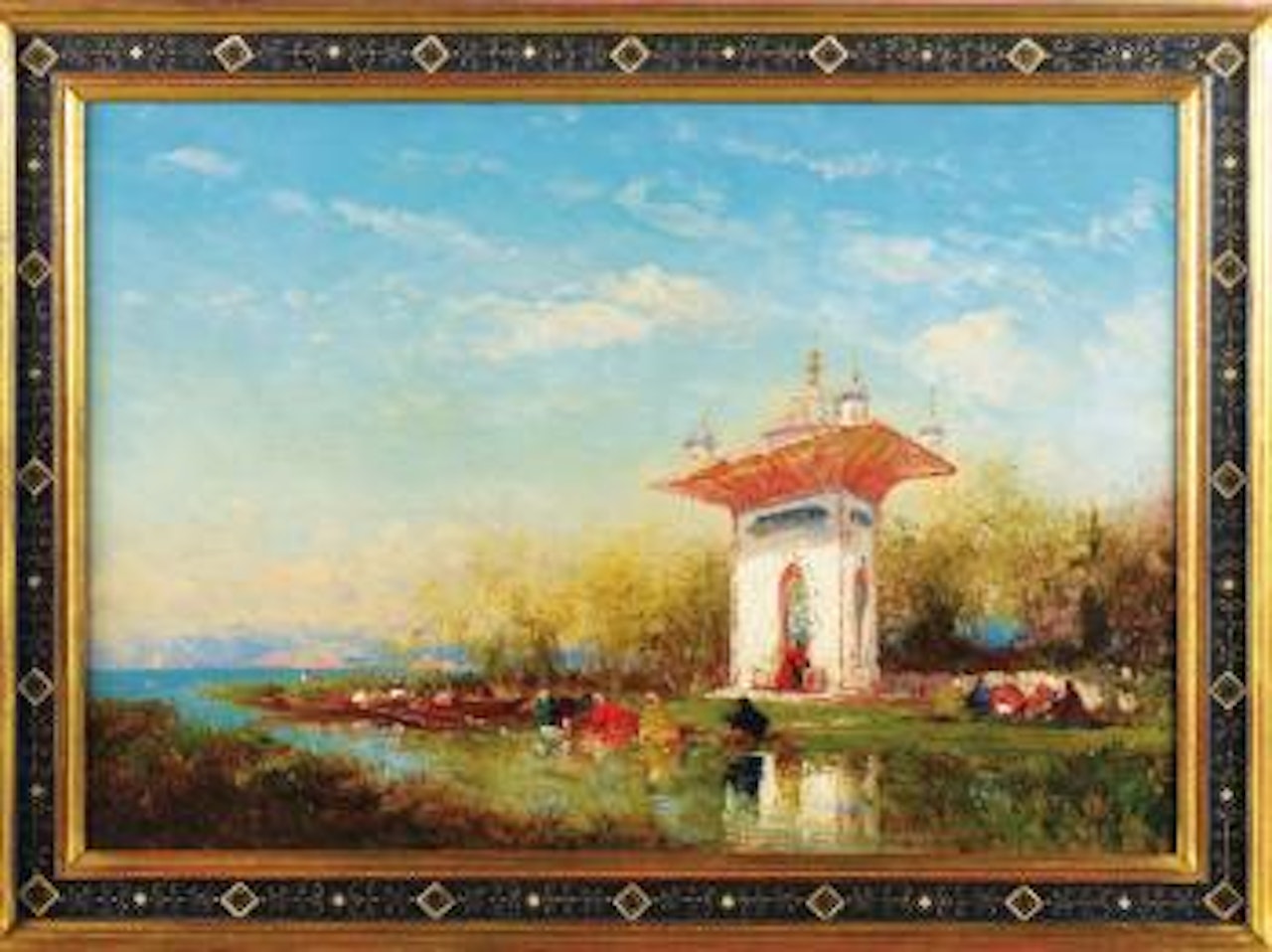 Kiosque à Amurat, Environs De Constantinople by Félix Ziem