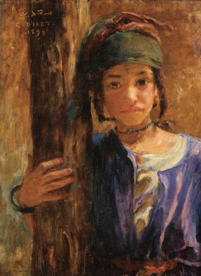 Portrait De Saa'dia by Etienne Alphonse Dinet